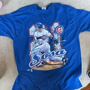 Blue Cubs Sammy Sosa Kids T-Shirt